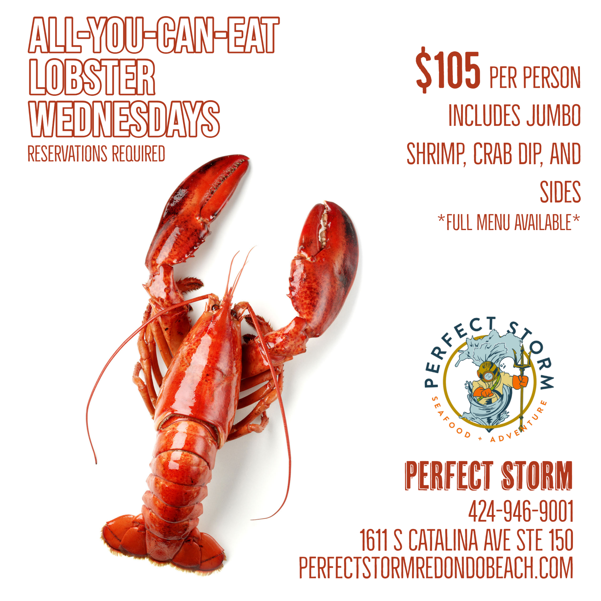 AllYouCanEat Lobster Wednesdays Riviera Village